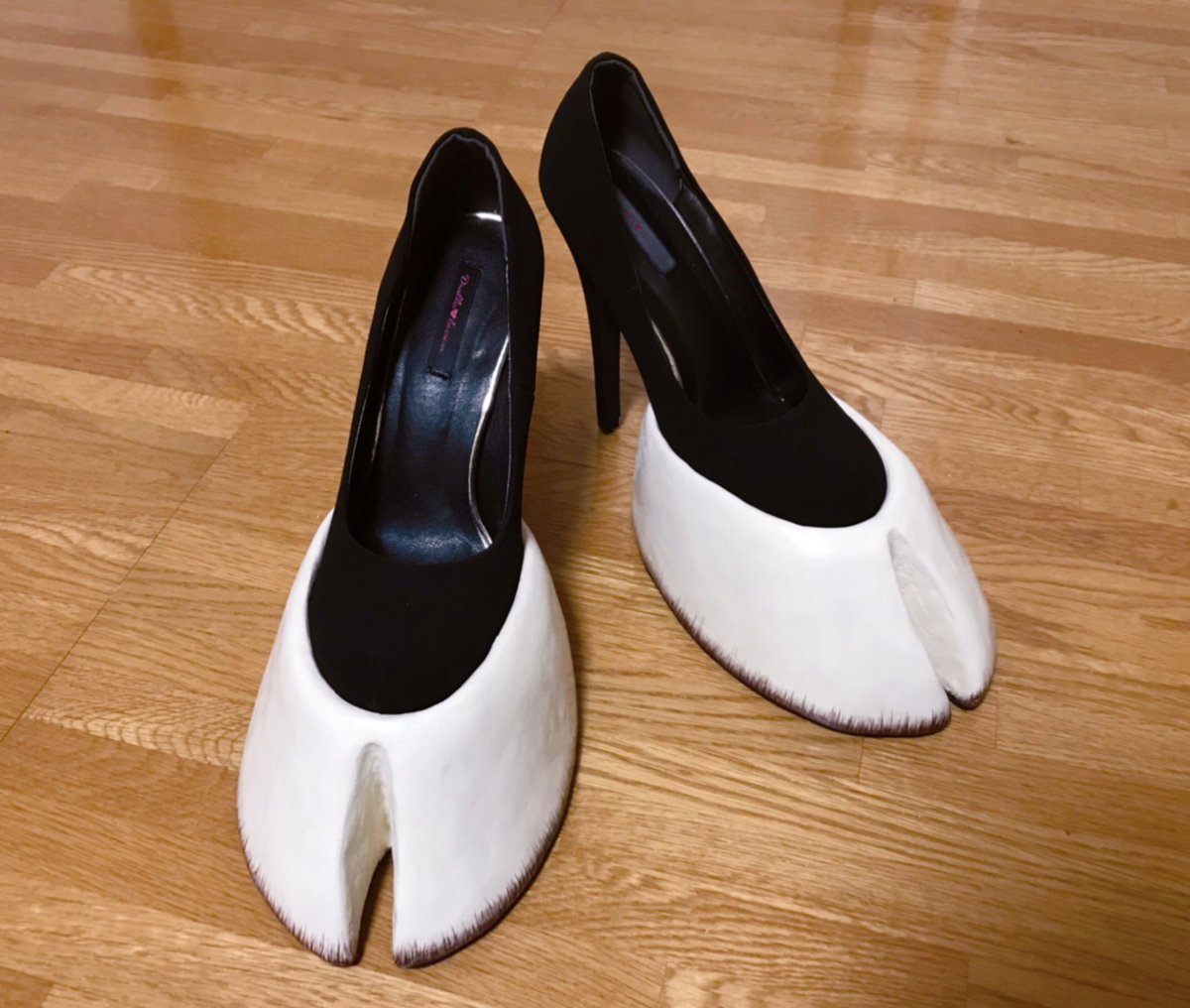 用纸黏土把高跟鞋改造成了恶魔蹄子这才是真正的小恶魔啊