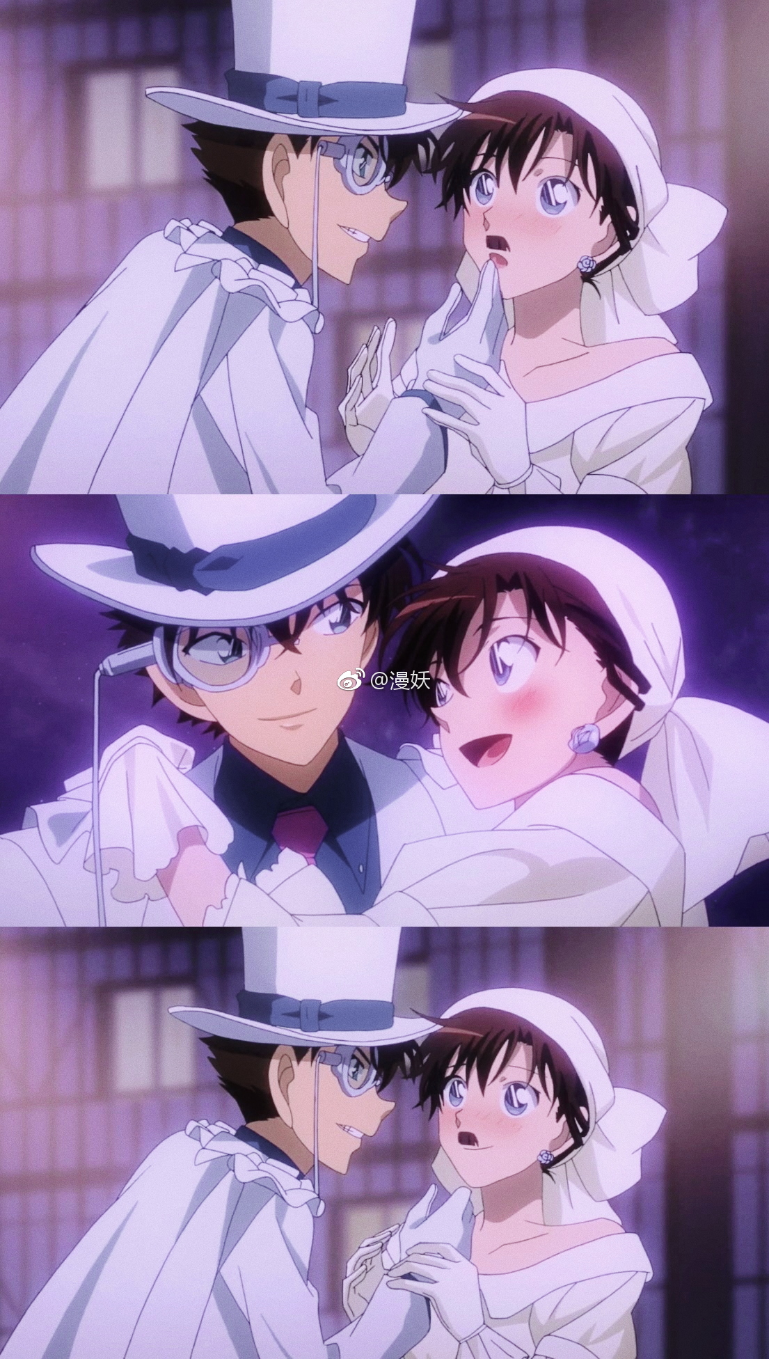 自截情侣头像怪盗基德和中森公主基德真会撩