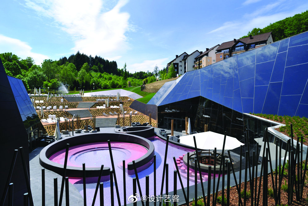 建筑景观设计,斯洛文尼亚podcetrtek orhidelia康乐中心.