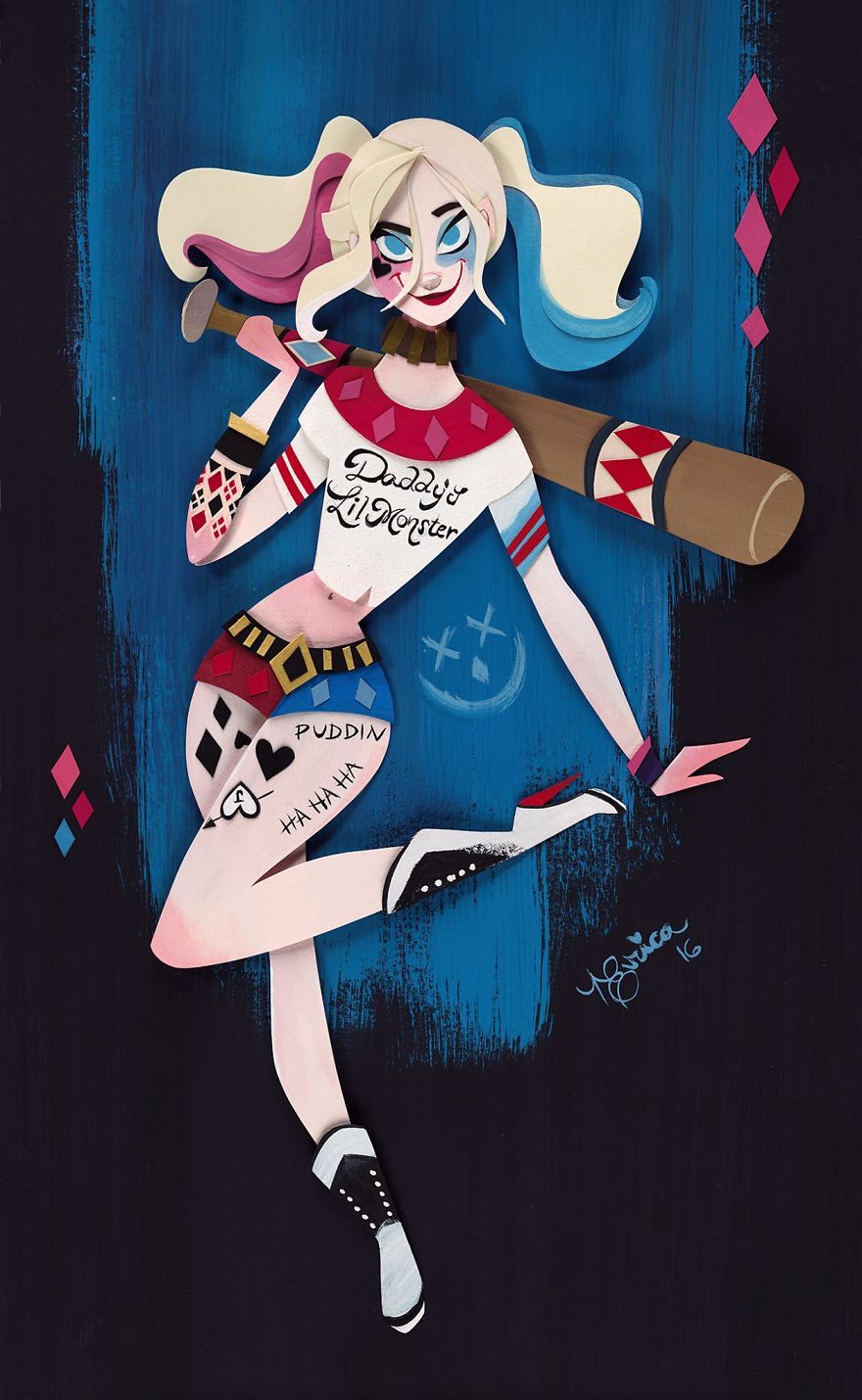 纸雕艺术影视人物,既可爱又生动形象,你认出他们了吗?(cr