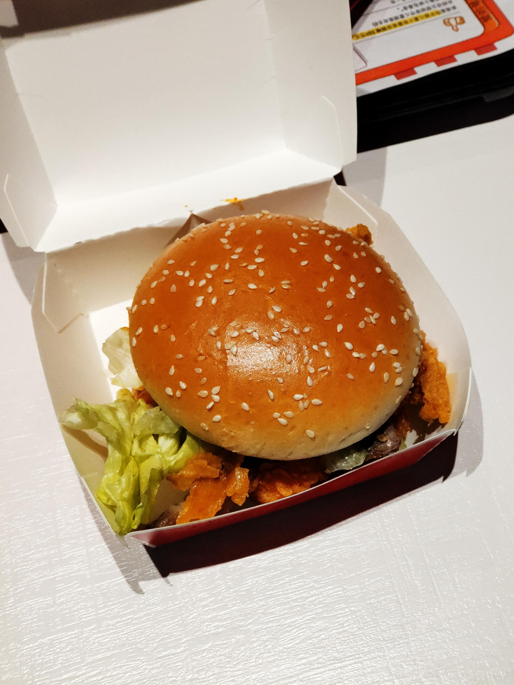 肯德基泡菜肥牛鸡腿堡测评|汉堡|鸡腿堡|泡菜_新浪新闻