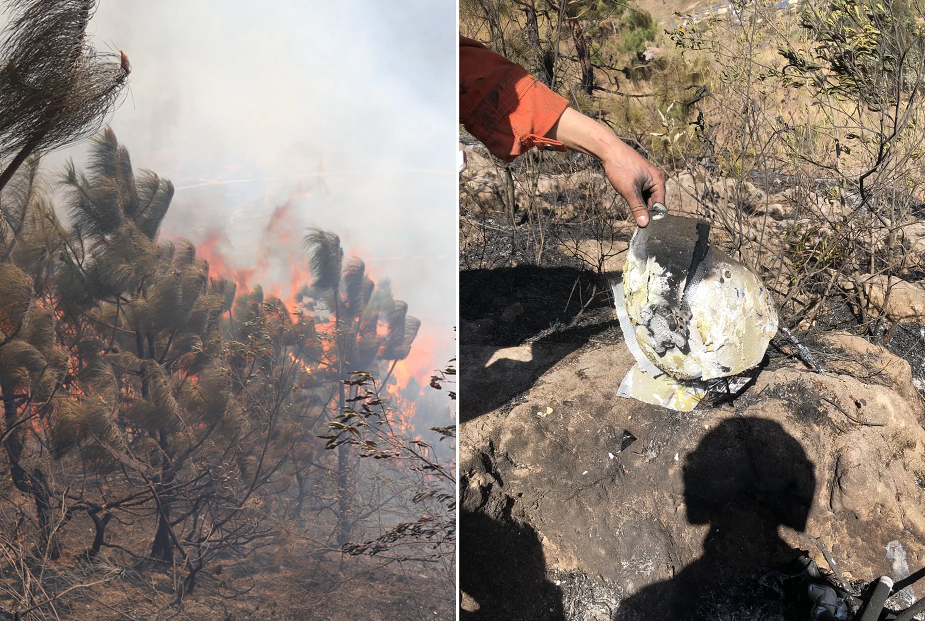 7名消防员在四川森林大火中死里逃生,灭火装备被烧毁|凉山州|消防员