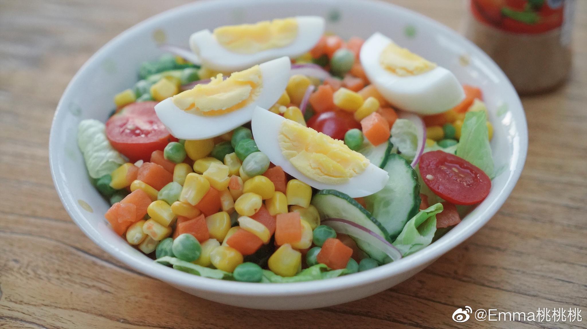 一日轻食:蔬菜沙拉