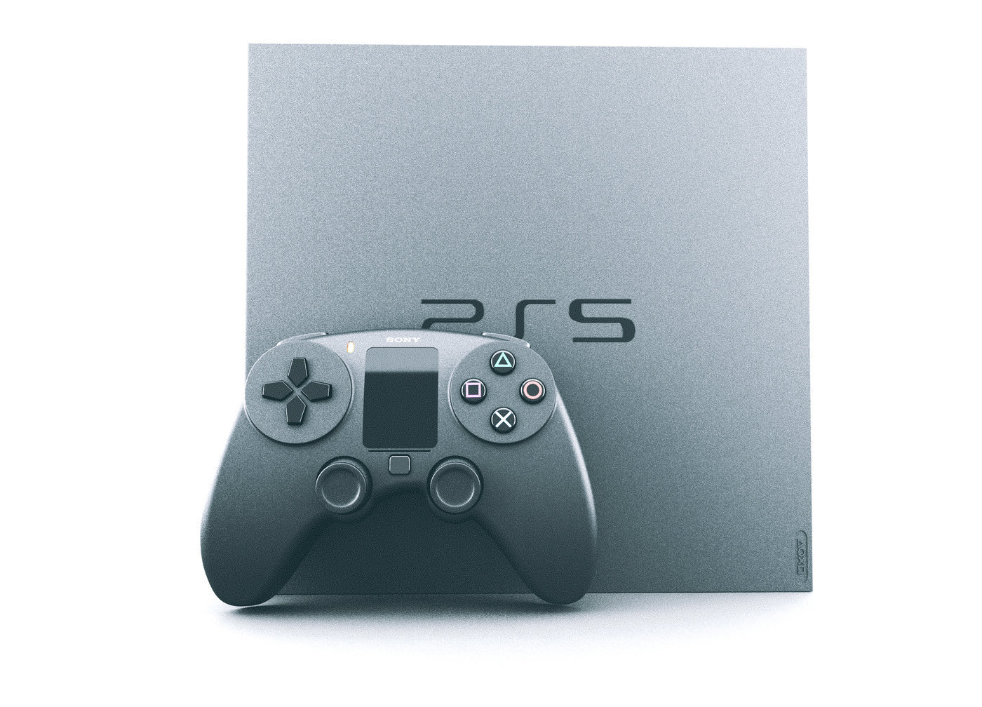 索尼sony全新ps5游戏机具有智能控制台可以轻松控制游戏行为