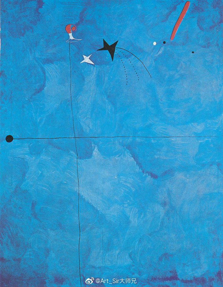 胡安米罗的艺术是自由而抒情的