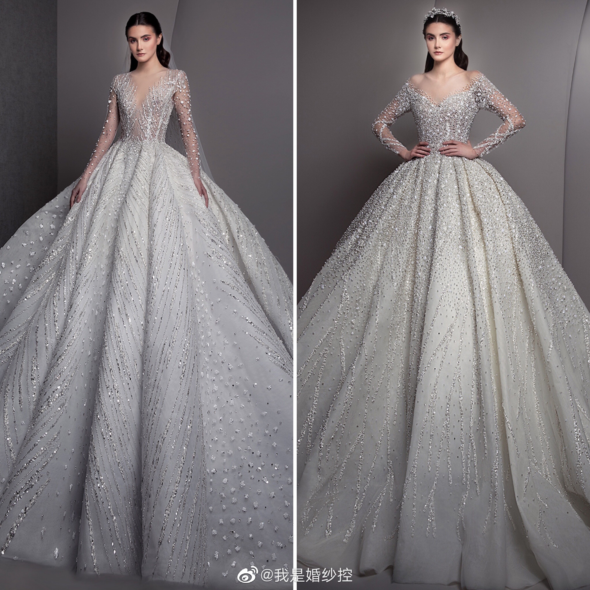 浓浓的中东宫廷气息来自黎巴嫩高定ziadnakad2019婚纱系列