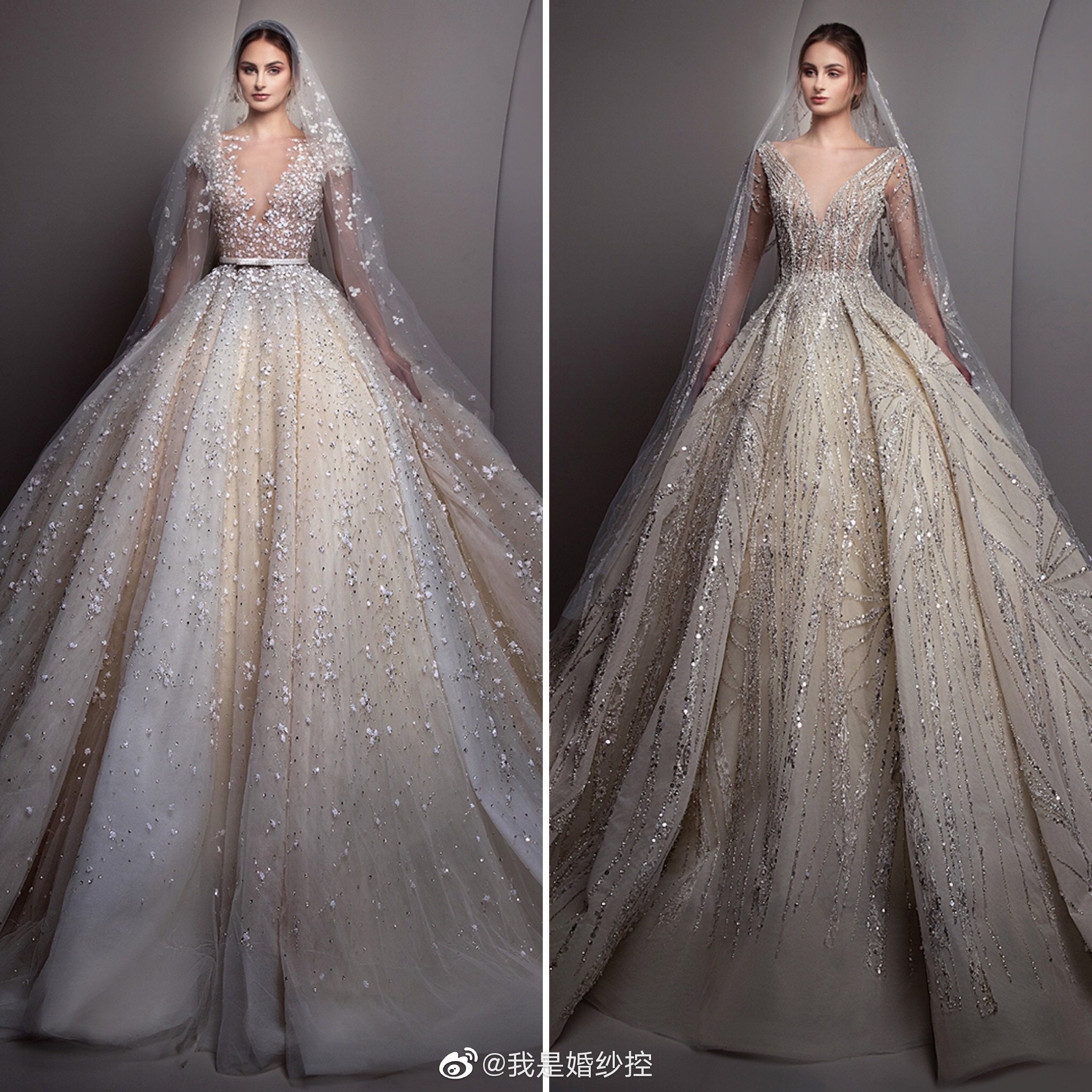 浓浓的中东宫廷气息来自黎巴嫩高定ziadnakad2019婚纱系列