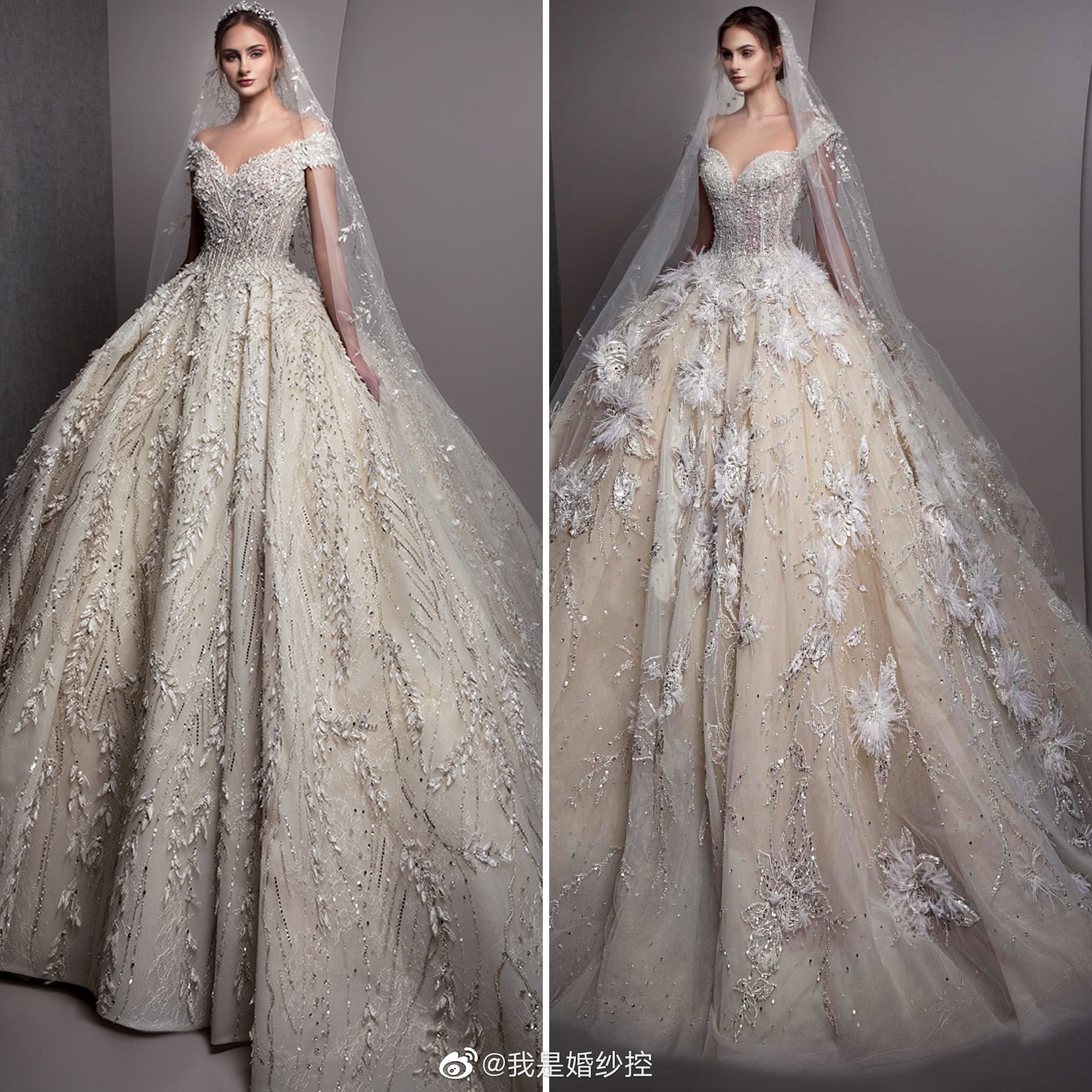 浓浓的中东宫廷气息来自黎巴嫩高定ziadnakad2019婚纱系列