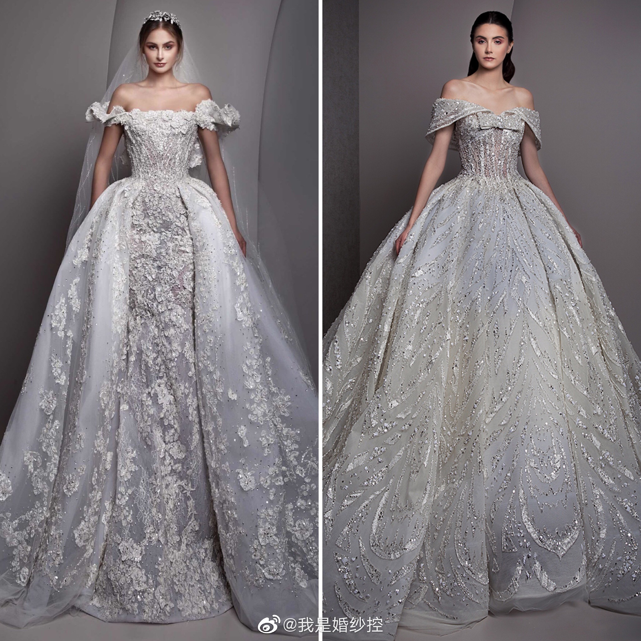 浓浓的中东宫廷气息来自黎巴嫩高定ziadnakad2019婚纱系列