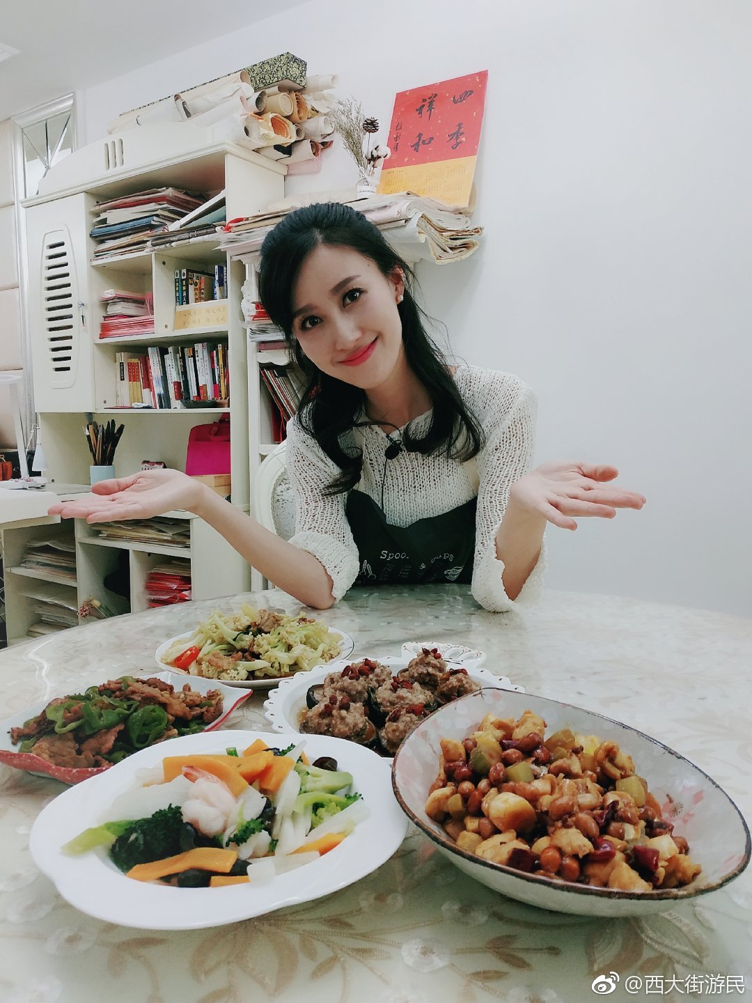 陕西广播电视台晚间新闻站节目主持人谈秋月纪录片拍摄第一天