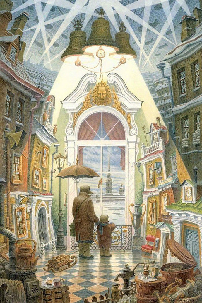 俄罗斯画家 Vladimir Kolbasov 的绘画作品欣赏
