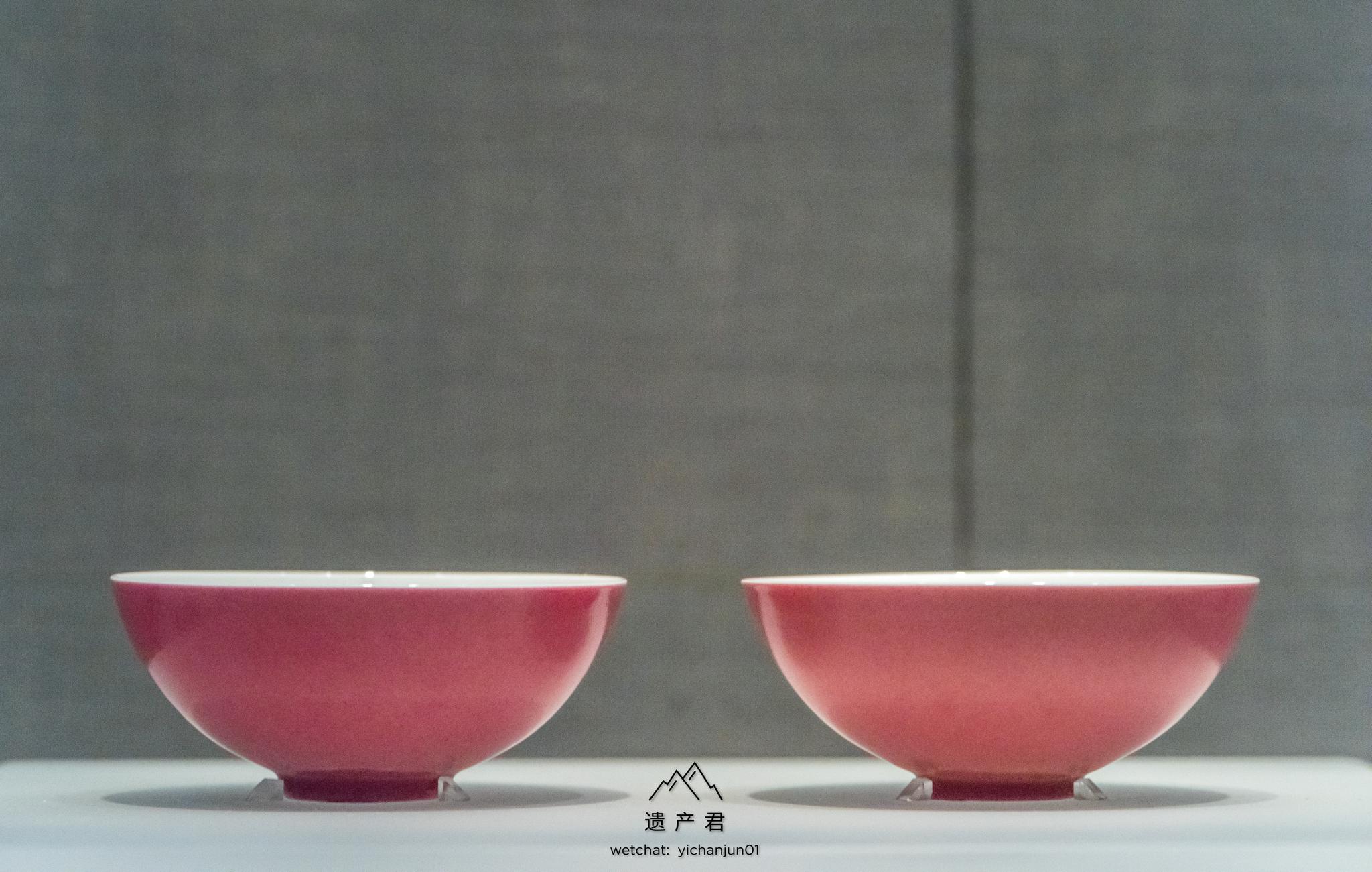 首都博物馆藏· 清雍正款胭脂水釉碗