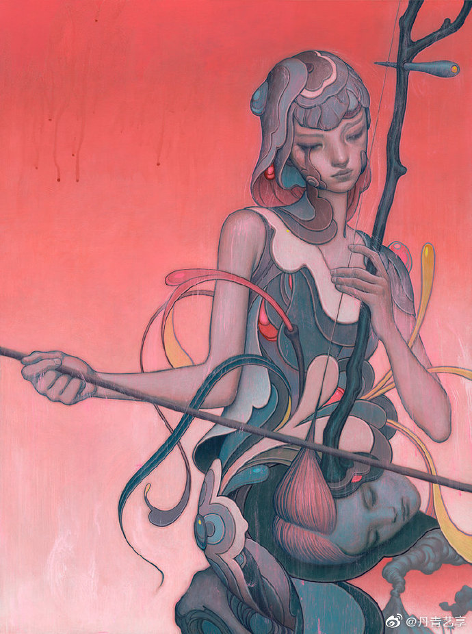 梦幻的东方元素插画 | 插画师 james jean