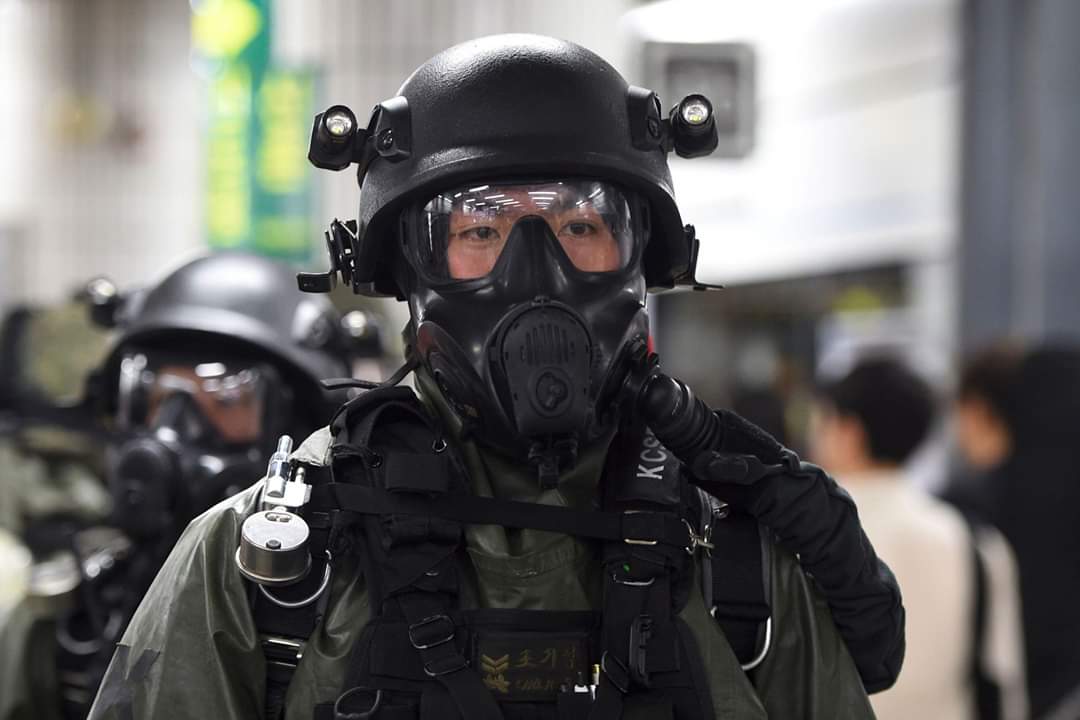 韩国化学战特种部队(kcsf)-隶属于韩国国防部核生化(cbr)防御司令部