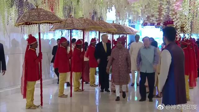 2019.3.9印度首富之子Akash Ambani的婚礼现