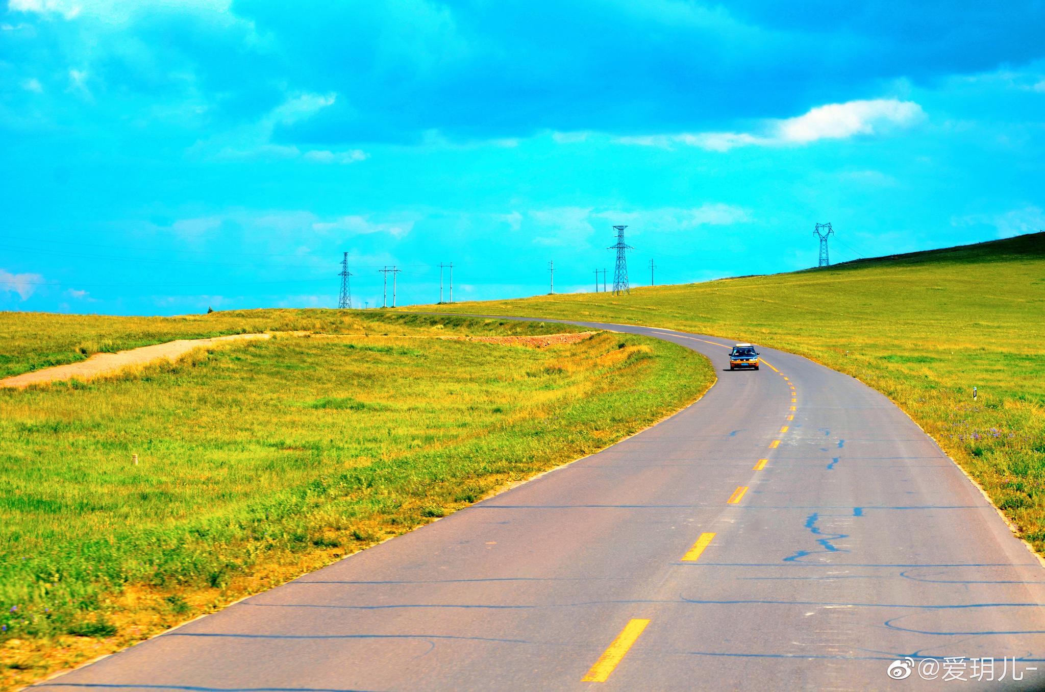草原天路是最美的路,原创摄影@中国图库冯飞燕 @中国图库tukuchina
