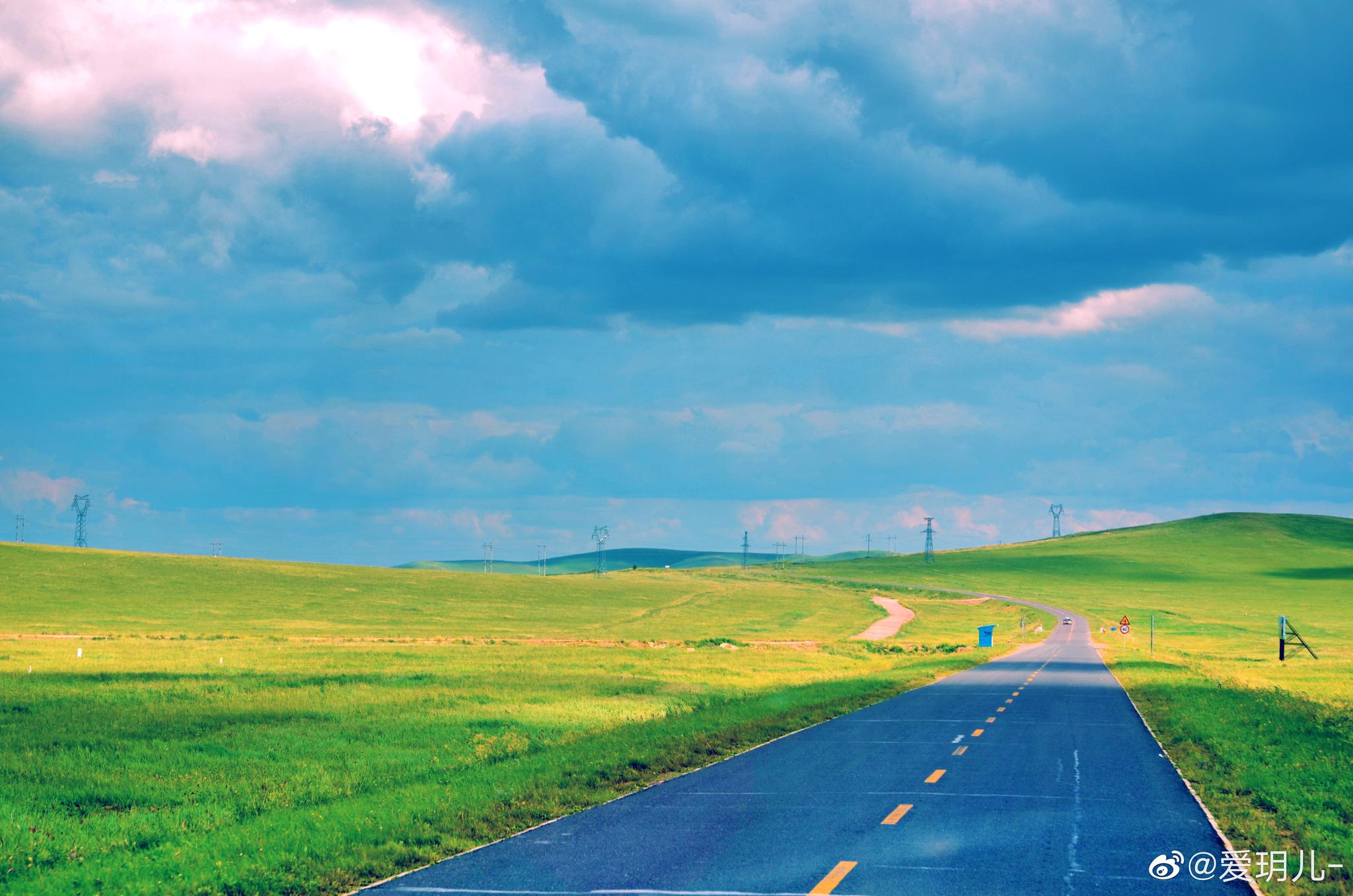 草原天路是最美的路,原创摄影@中国图库冯飞燕 @中国图库tukuchina