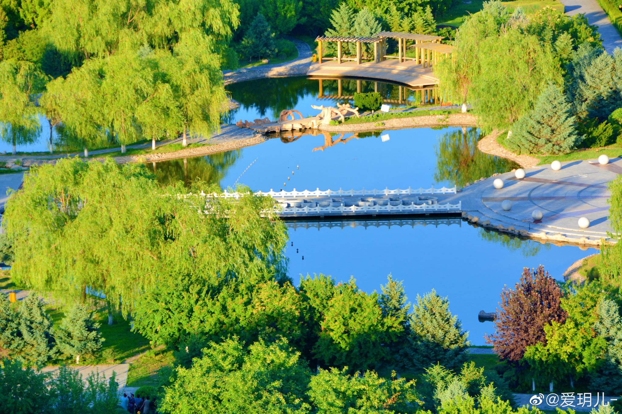 俯瞰通辽市迎宾馆及周边建筑