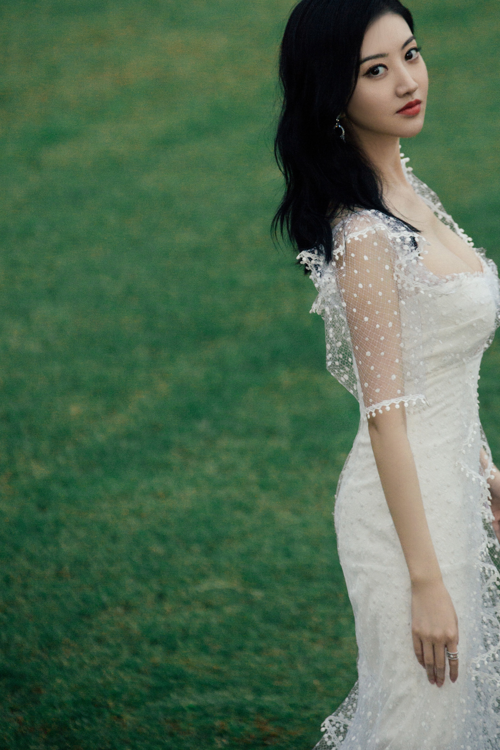 景甜今日亮相蒙牛晚上好新品启动会