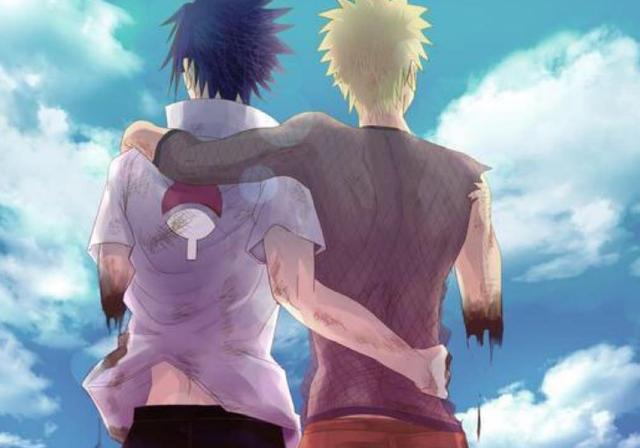 火影:佐助鸣人实力大比拼,放弃忍术肉搏,这次二柱子终于雄起了|佐助|