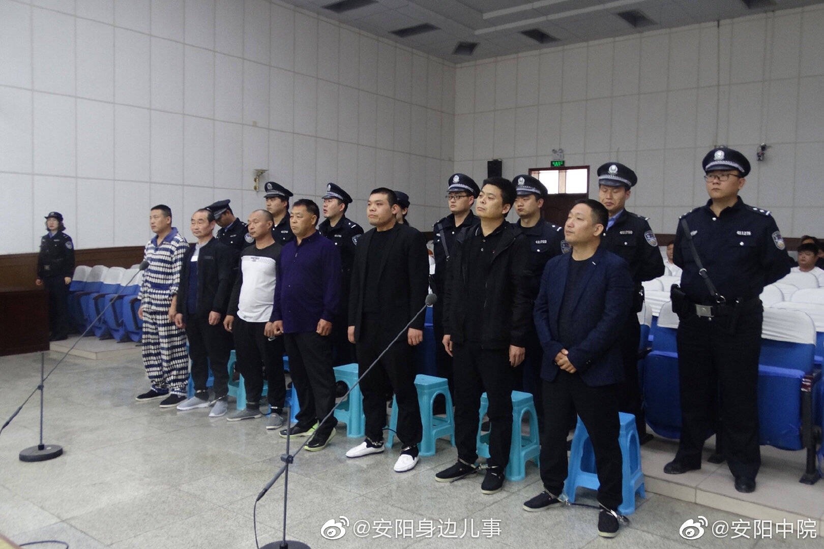 汤阴县人民法院依法公开审理被告人王军堂等七人恶势力犯罪集团一案并