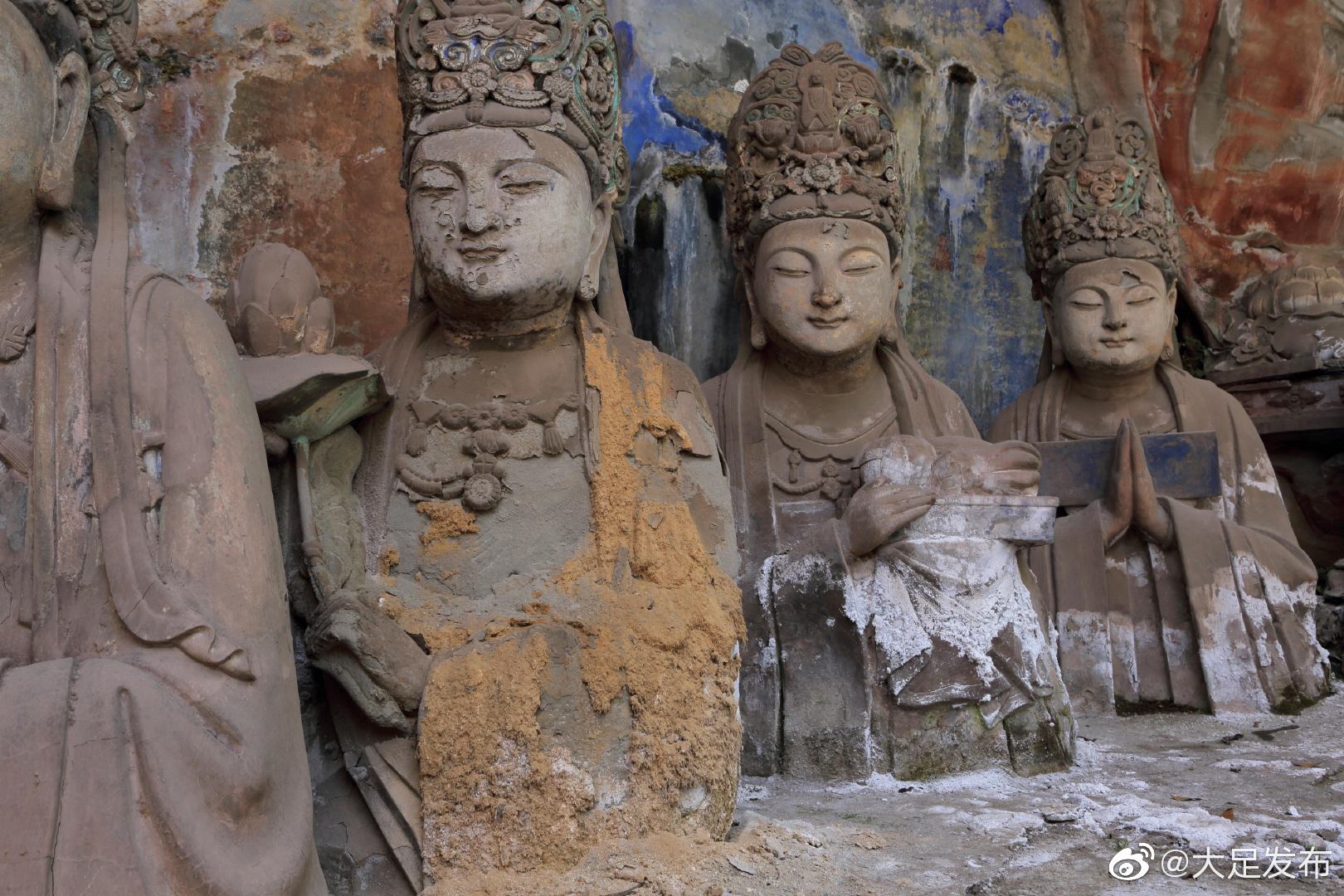 世界最大石雕半身卧佛像——大足石刻宝顶山卧佛摩崖造像保护修缮工程