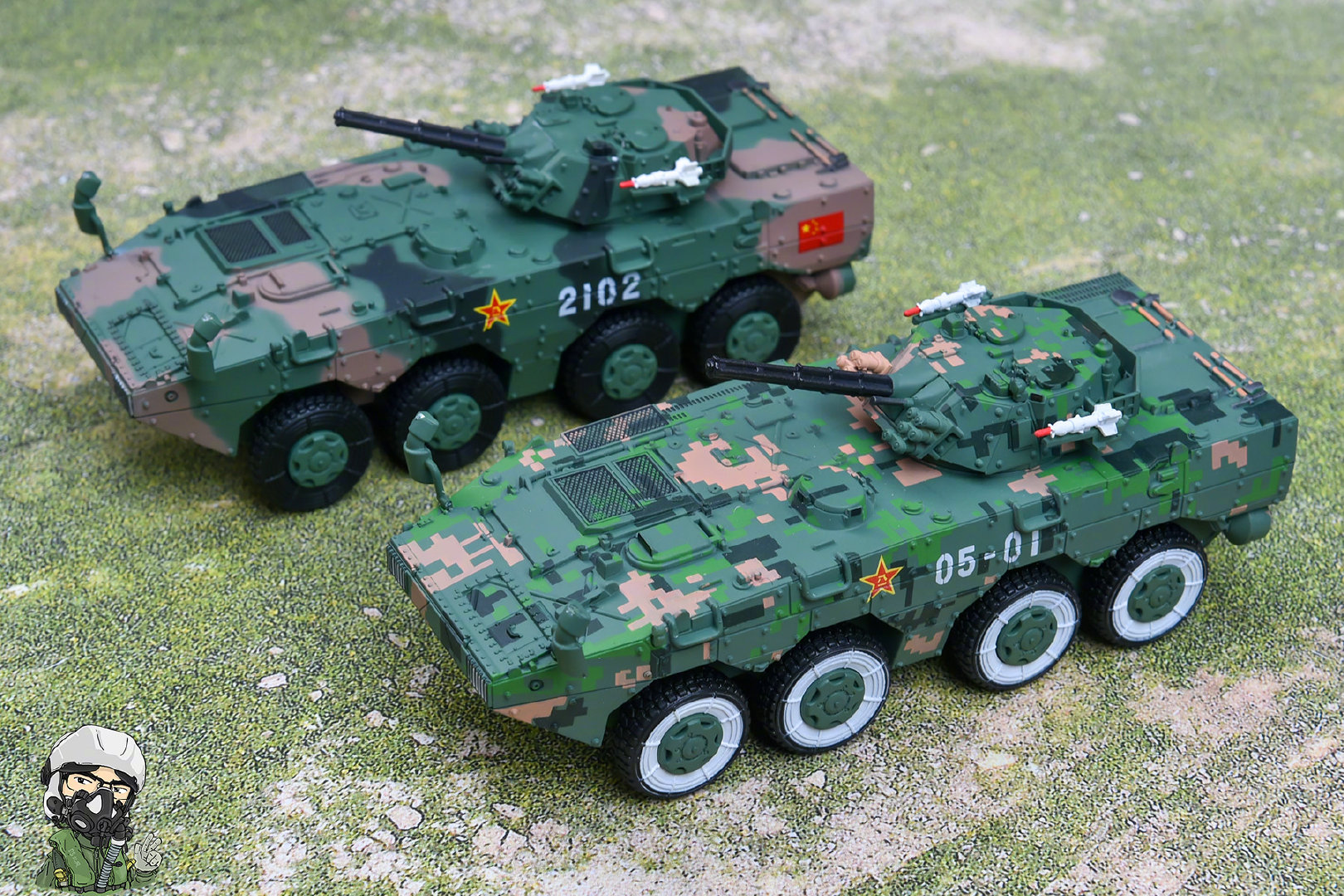 1/72 威龙63001 zbl-09轮式步战车09阅兵款成品模型列装