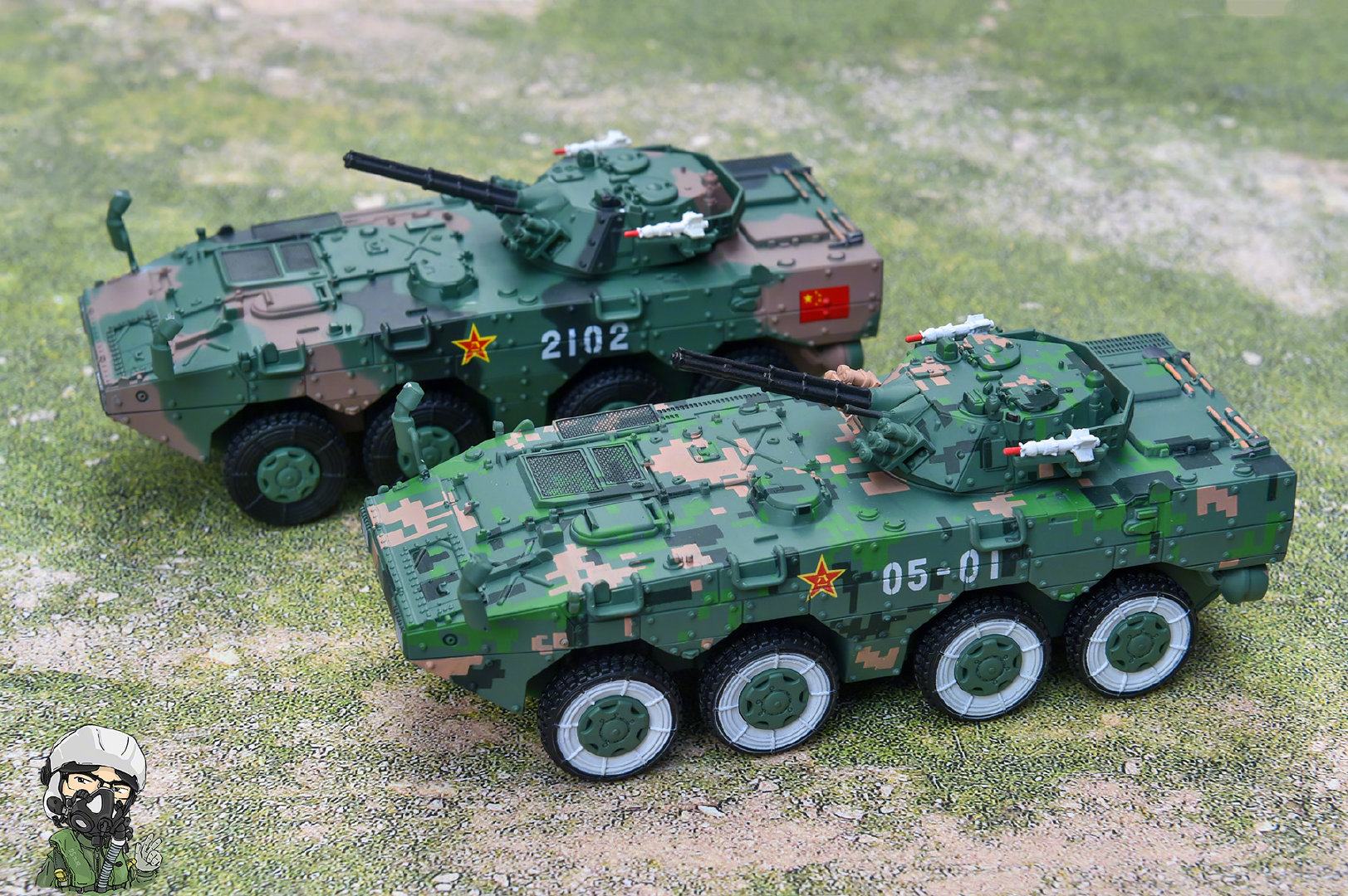 1/72 威龙63001 zbl-09轮式步战车09阅兵款成品模型列装