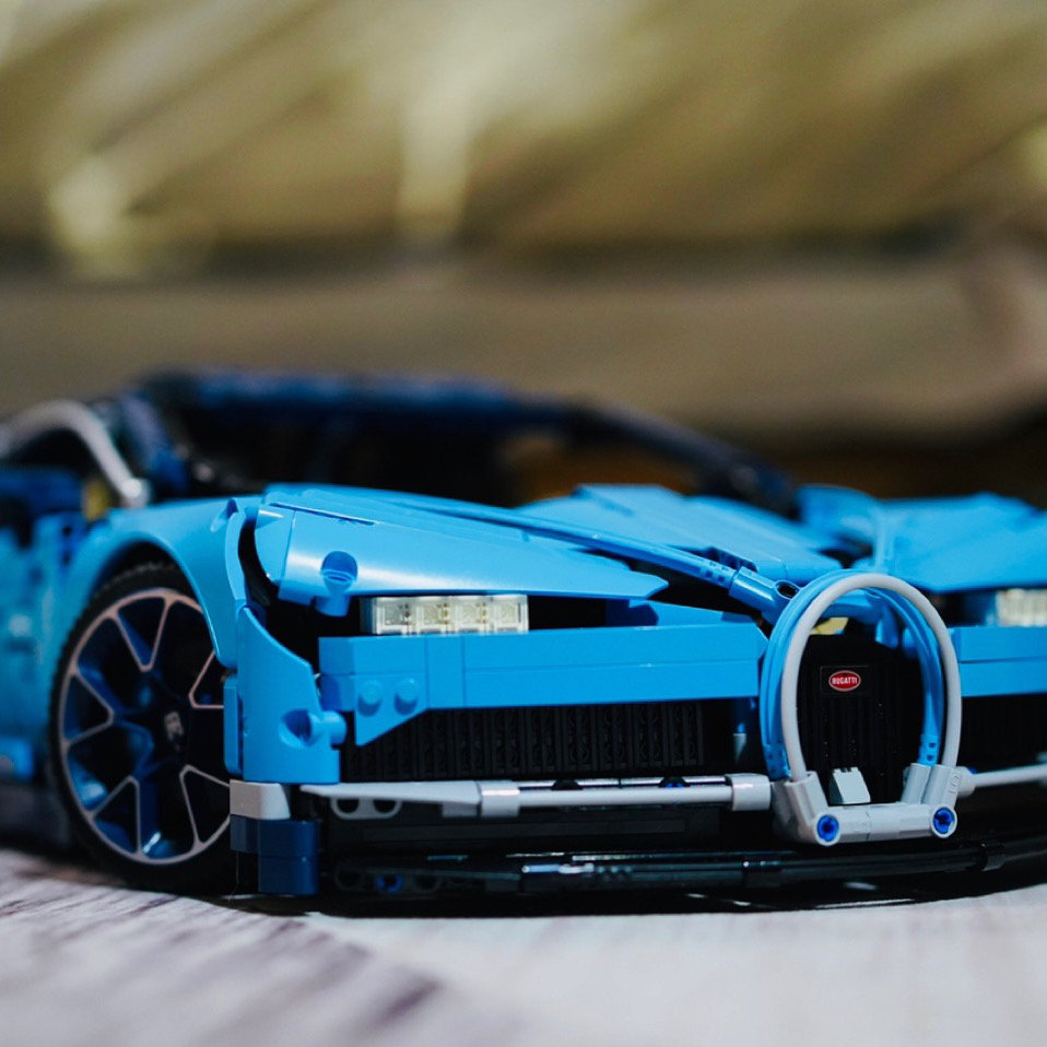 乐高布加迪威龙果然男人都是喜欢车的送给嘟爸的礼物