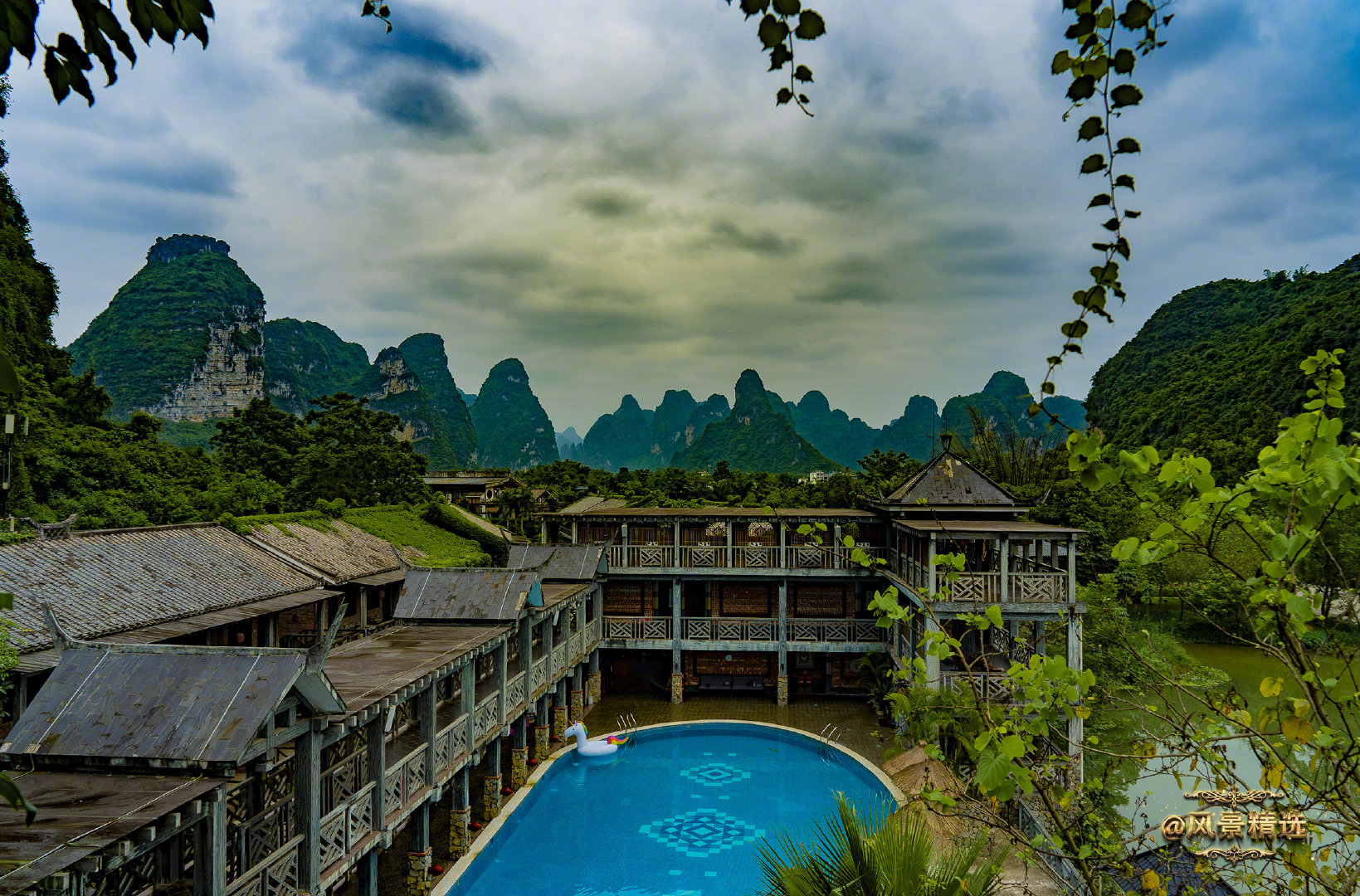 在广西大新明仕田园这个美丽的地方有一座非常棒的酒店