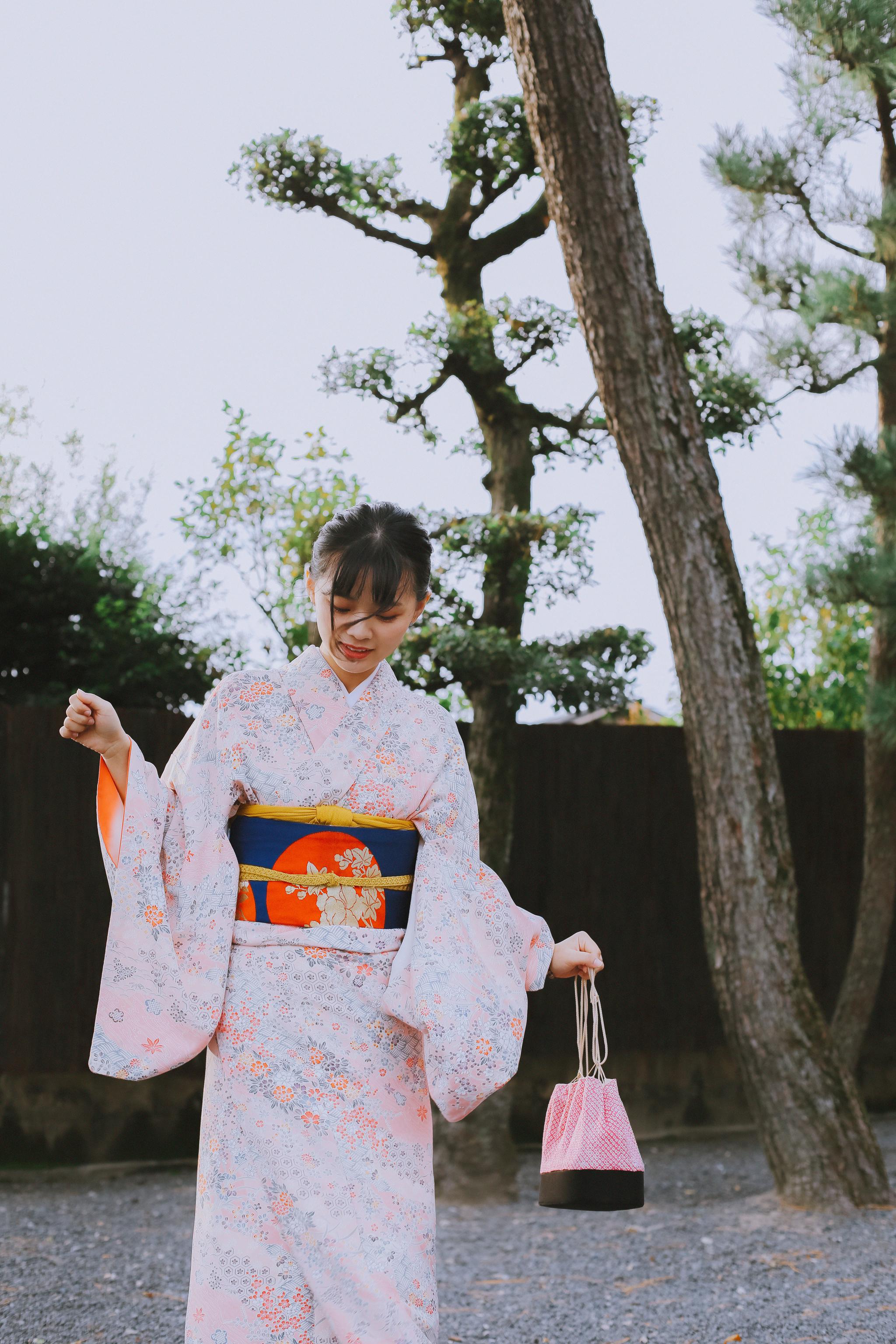 日本行 day7日本之行最爱京都穿和服在寺庙和小巷间穿梭用木屐走路真