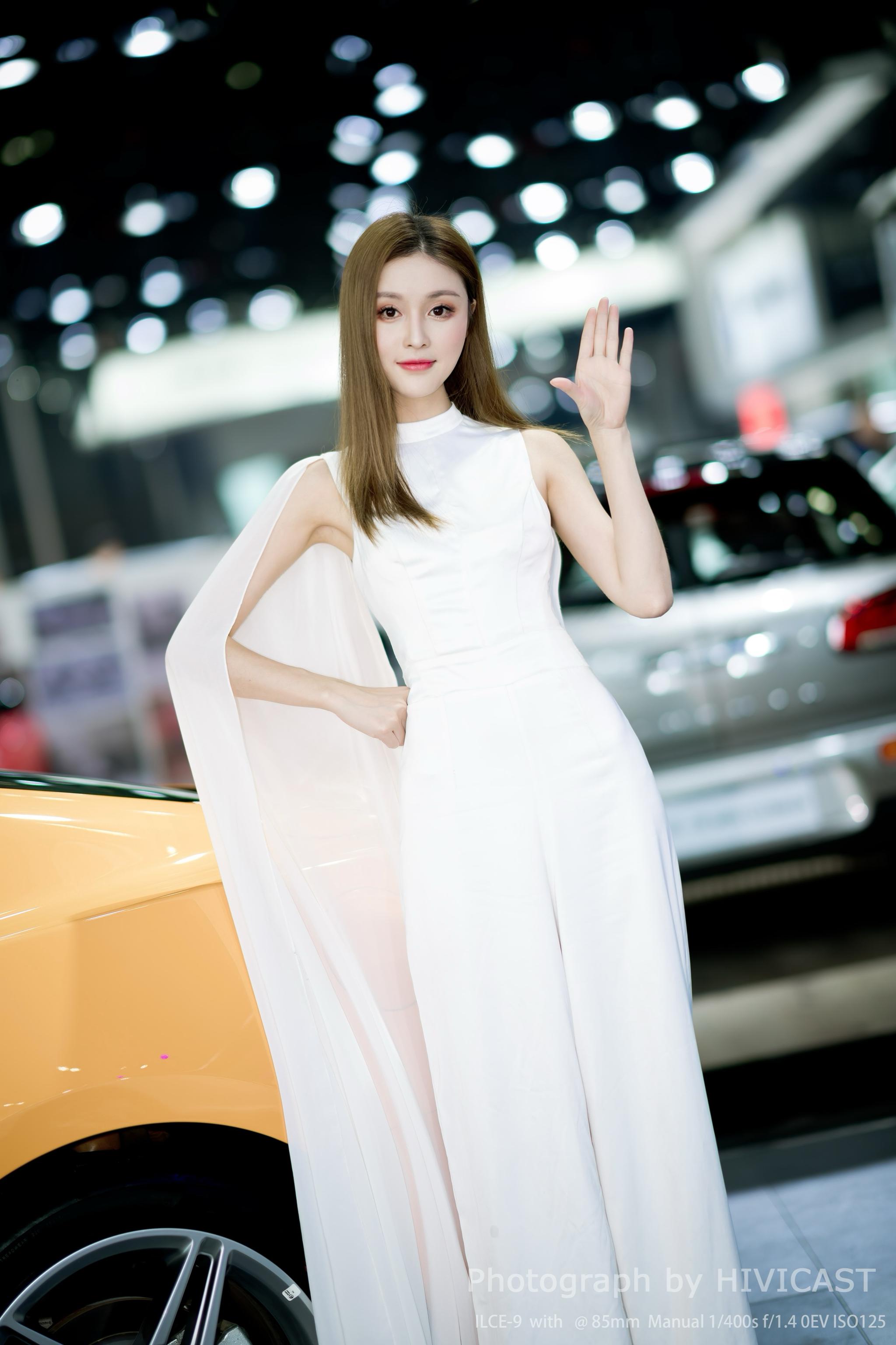长安福特展台刘一琳 sony a9 sony 85/1.