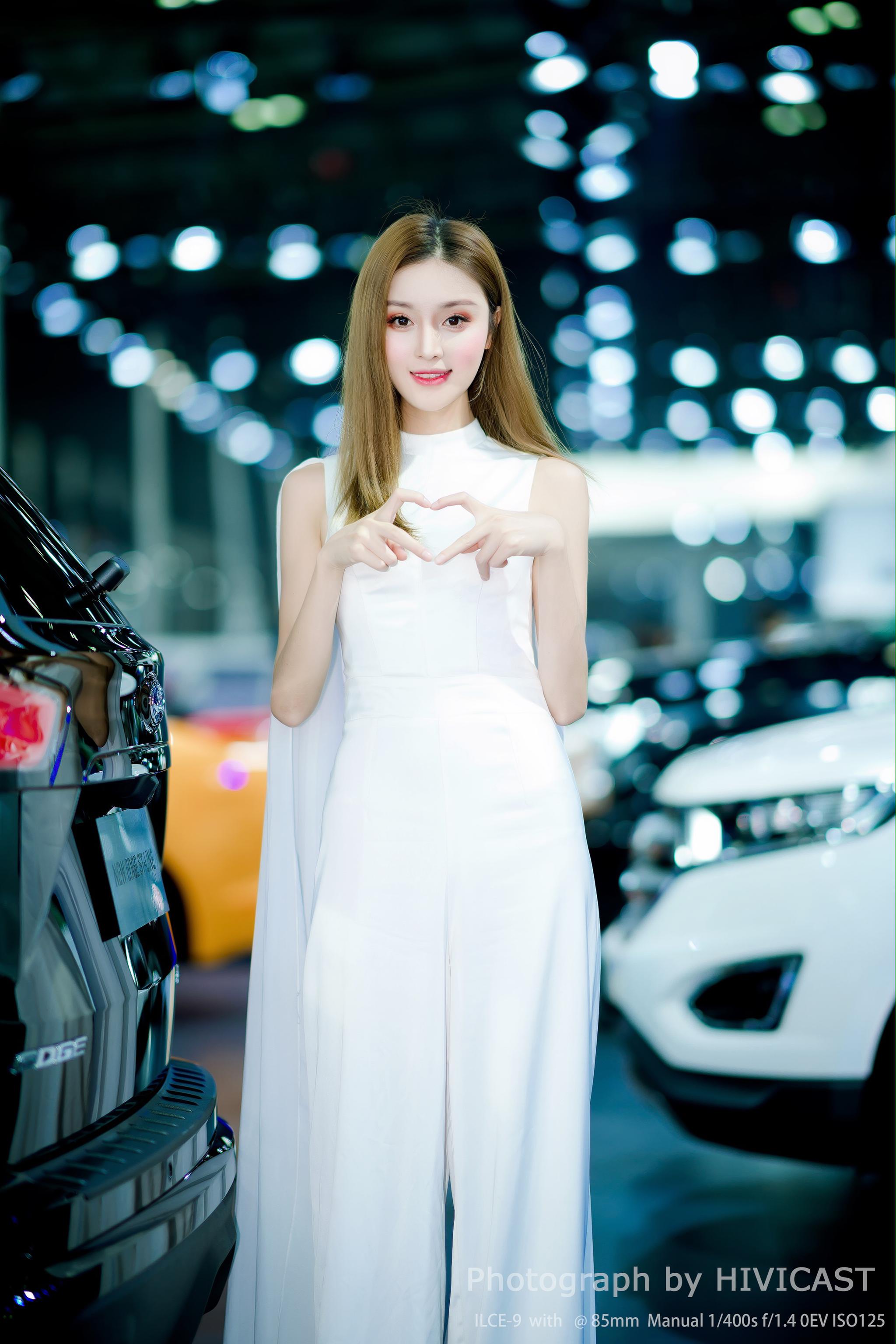 长安福特展台刘一琳 sony a9 sony 85/1.