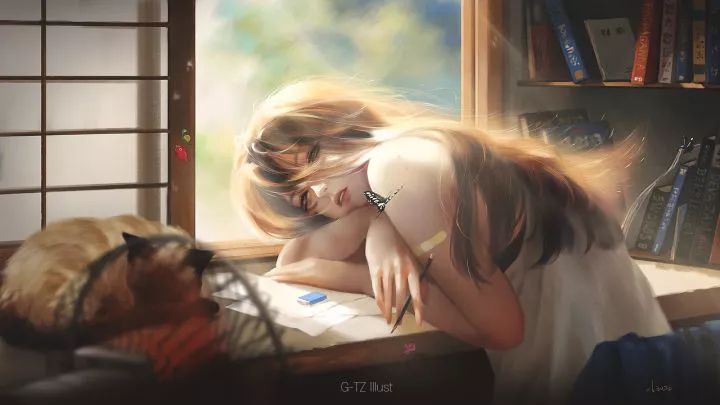 太养眼了韩国插画大师最新创作性感美女看完让人迷醉