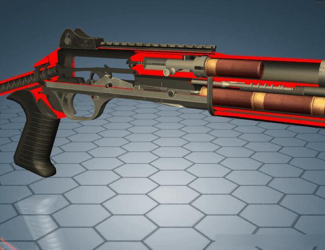 cs的连喷是什么枪美军制式霰弹枪查水表专用