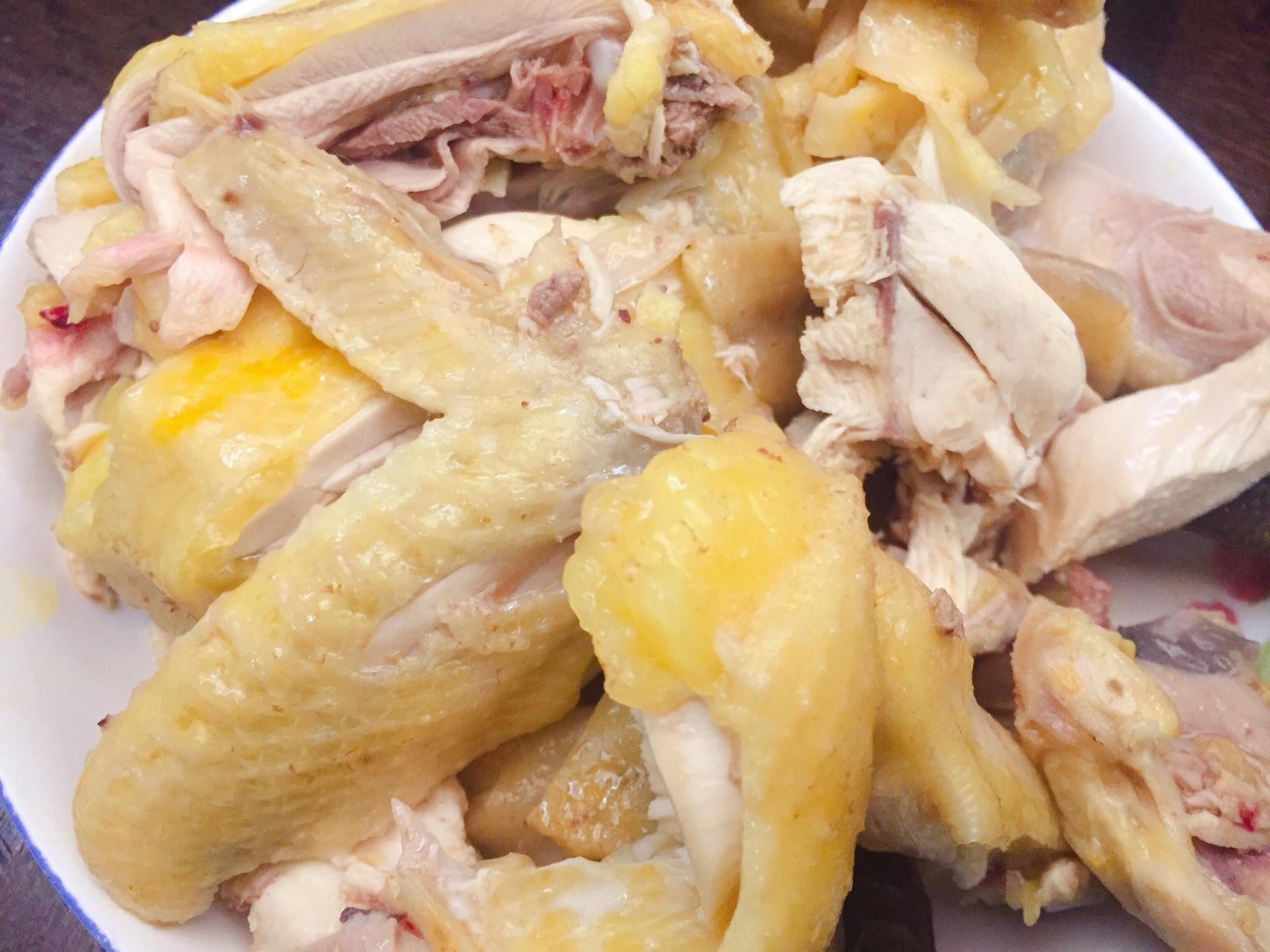 今天过节专门给喵星人做了白切鸡