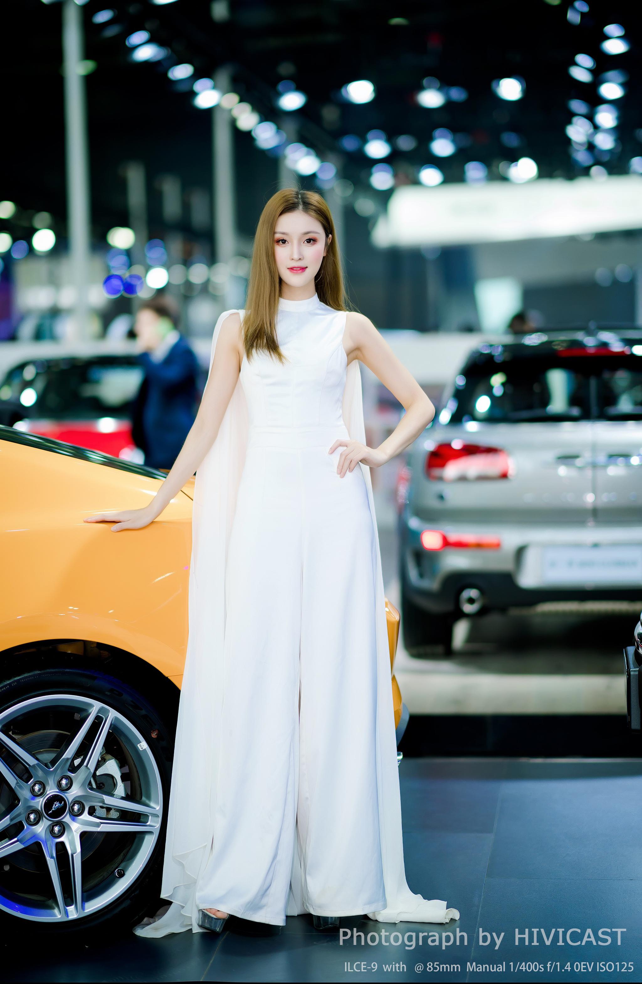 长安福特展台刘一琳 sony a9 sony 85/1.