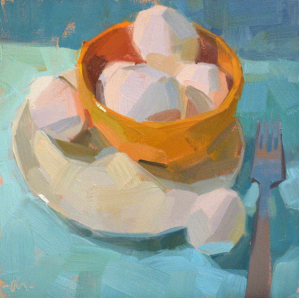 画家carolmarine静物写生