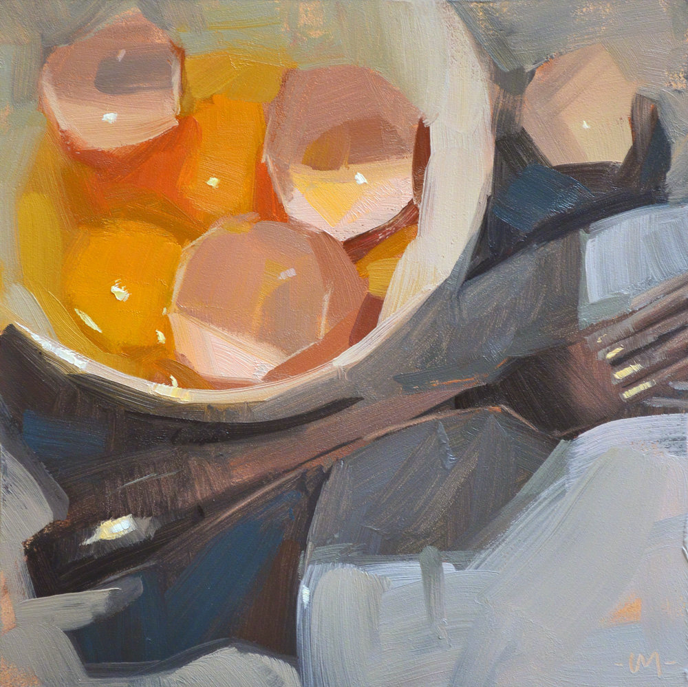 画家carolmarine静物写生