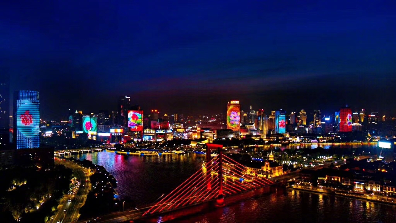 宁波三江口国庆灯光秀太惊艳了