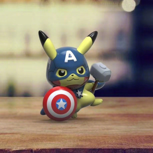 皮卡丘联动复仇者联盟手办推出