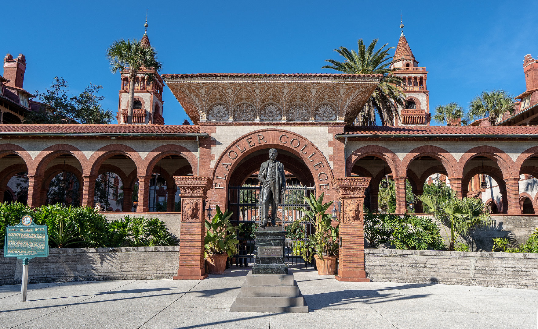 位于圣奥古斯汀的弗拉格勒学院(flagler college)|庞塞|德莱昂|圣