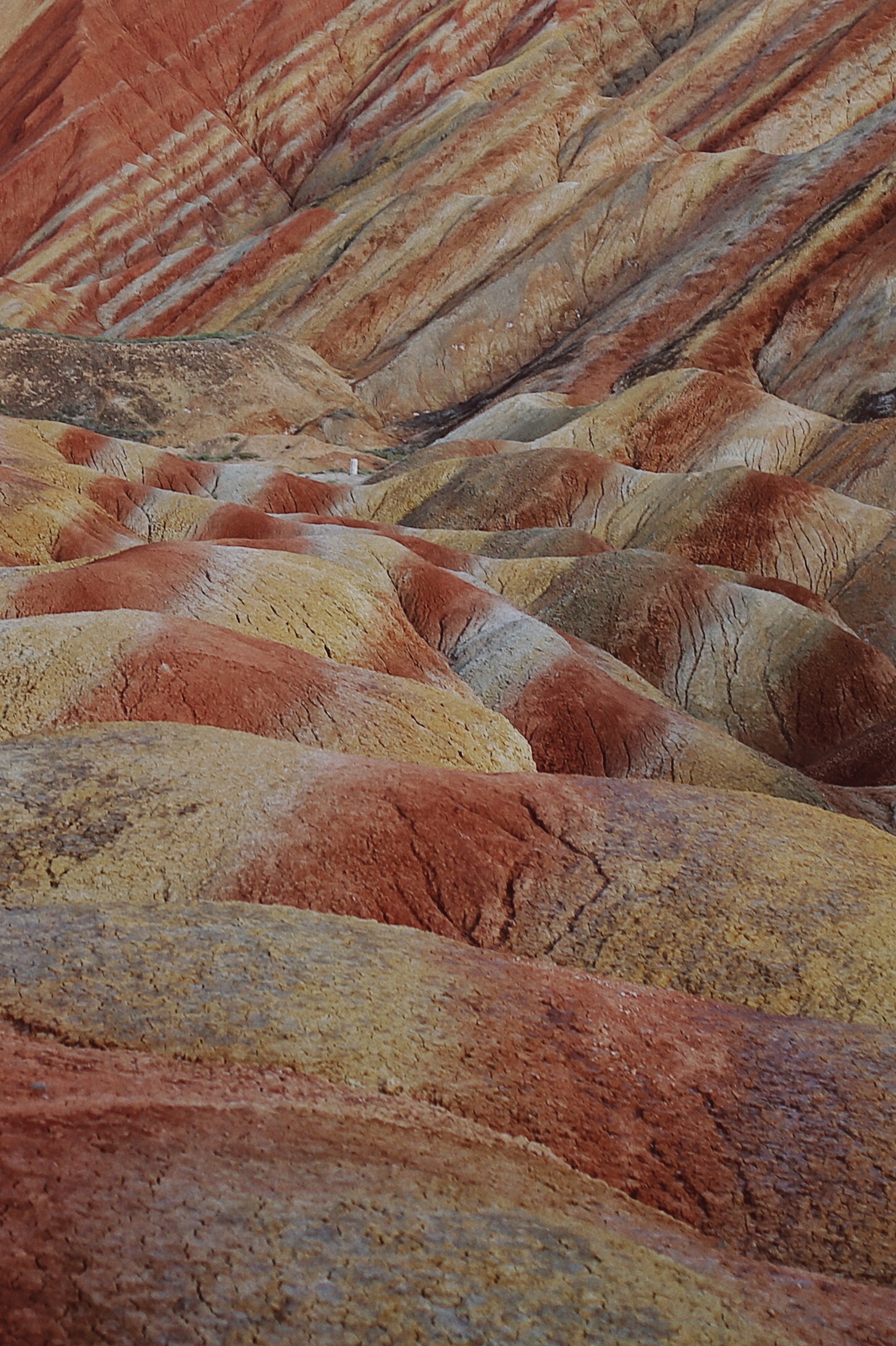 张掖 七彩丹霞7815在这里我丢了我最爱的胶片机 呜呜 是一个彩色
