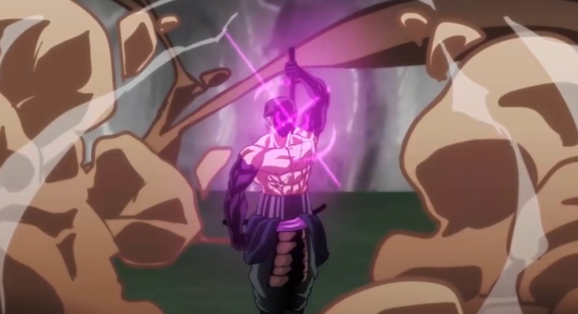 大神自制路飞vs凯多,索隆强势开启左眼,尾田:你们还真敢画