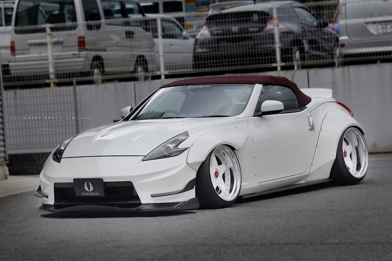 aimgain改装宽体日产370z roadster案例!