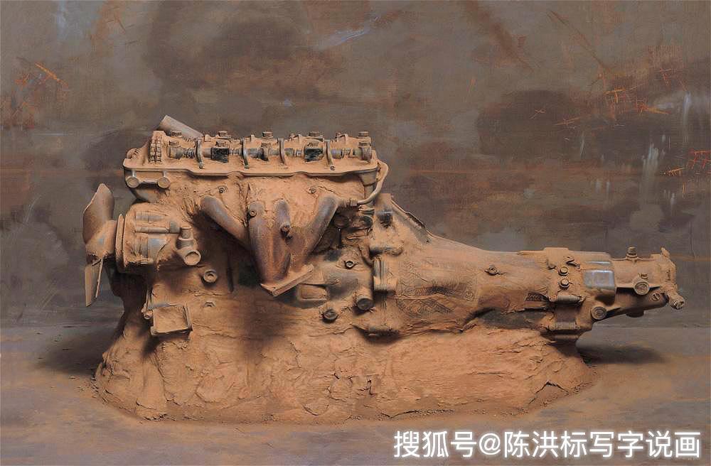 冷军这幅画卖1897万,放大13倍,网友:这根本不是画,是一个圈套|丰碑