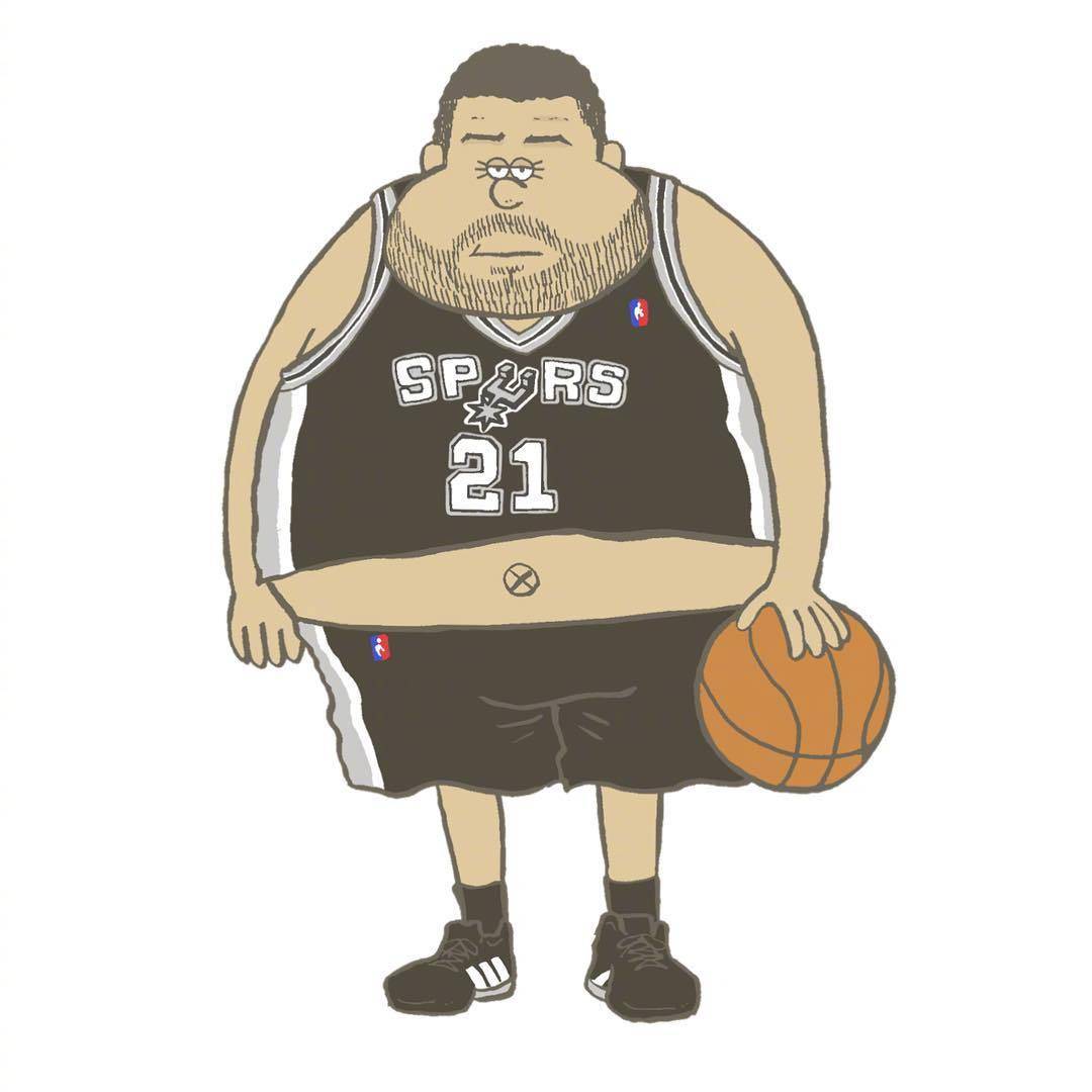 nba球星肥胖版卡通照第2弹真是太阔耐了