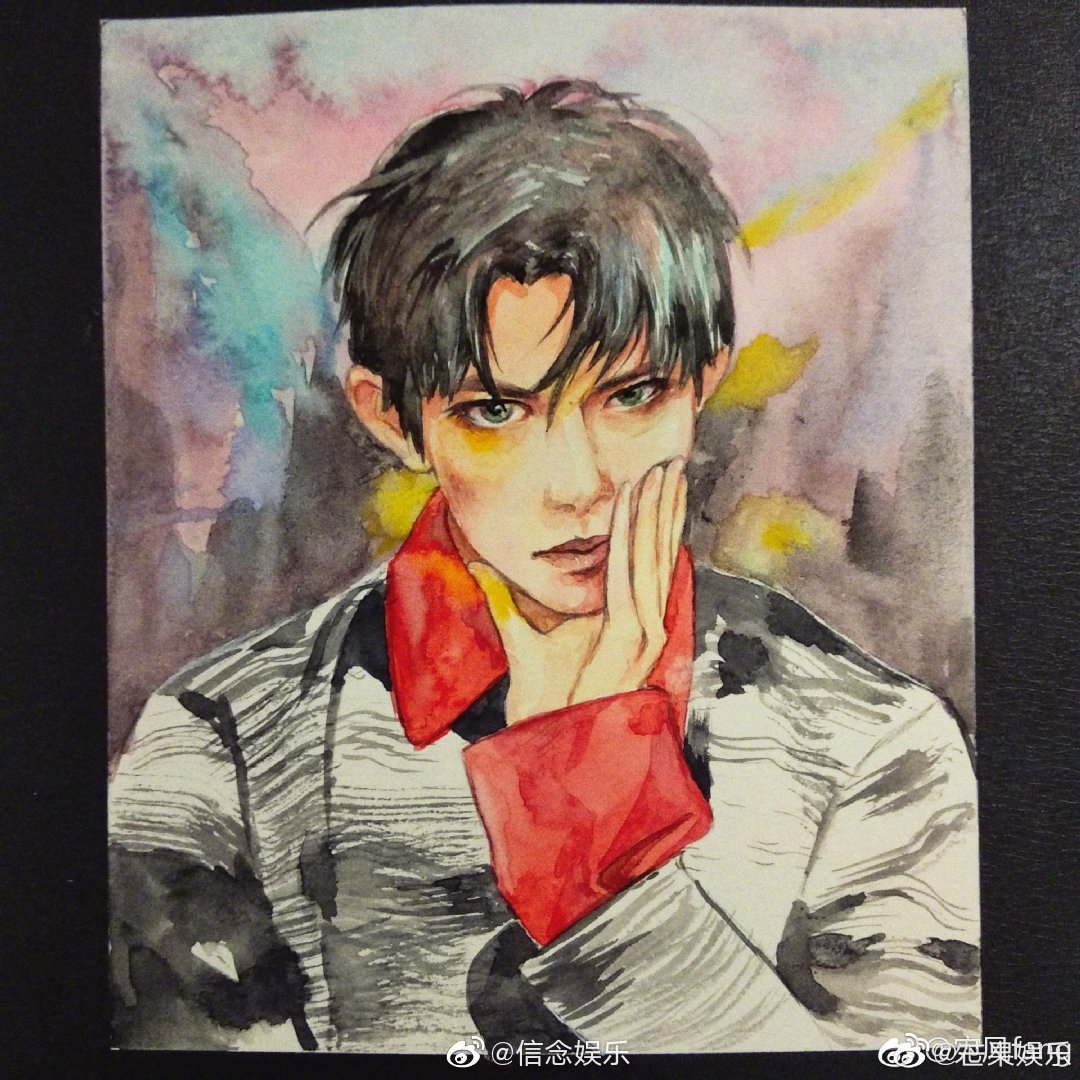 易烊千玺四字粉丝真是盛产神仙画手各种风格应有尽有
