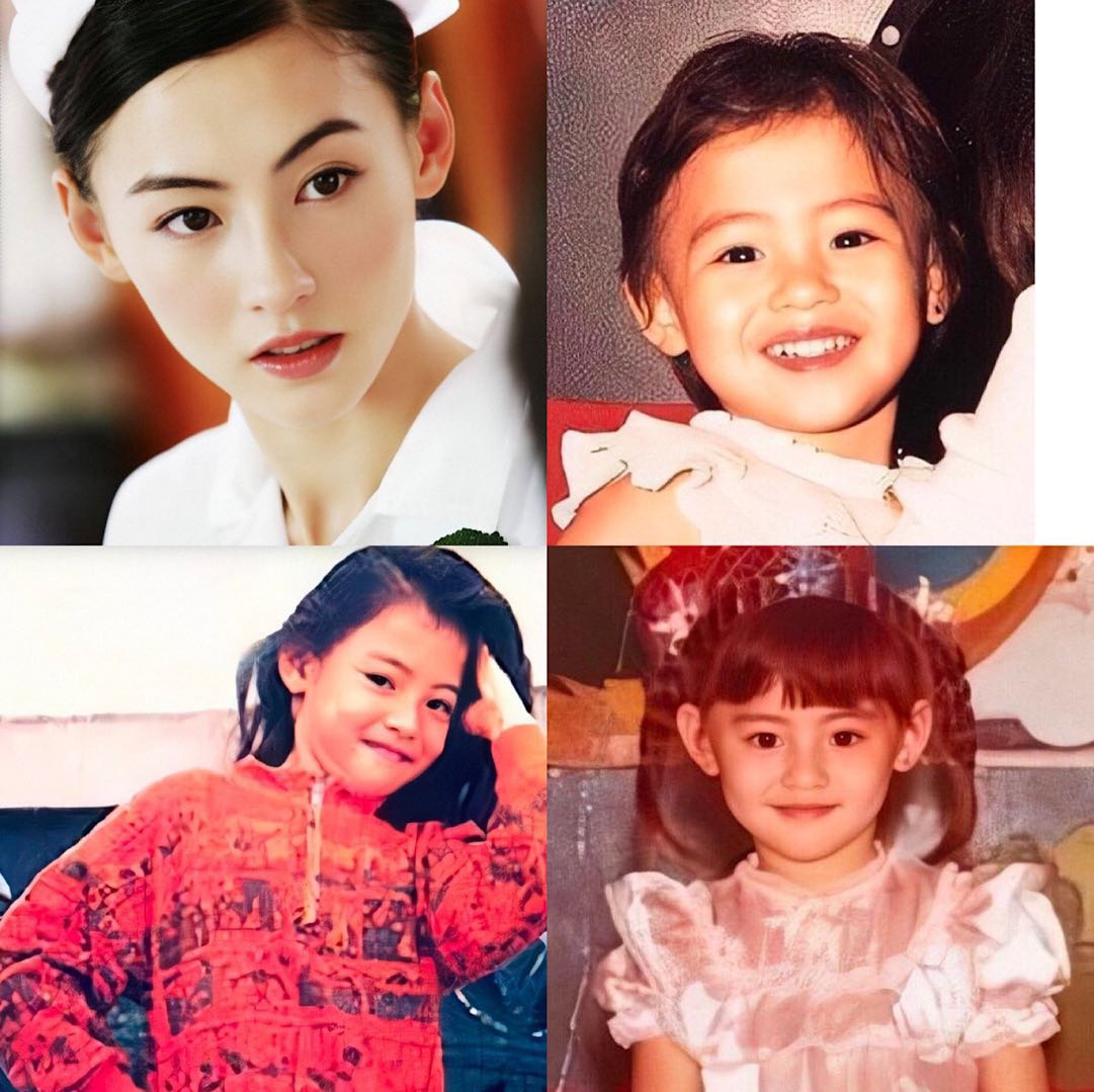 向太删除了疑似diss张柏芝的文章,张柏芝工作室懒理晒出童年美照