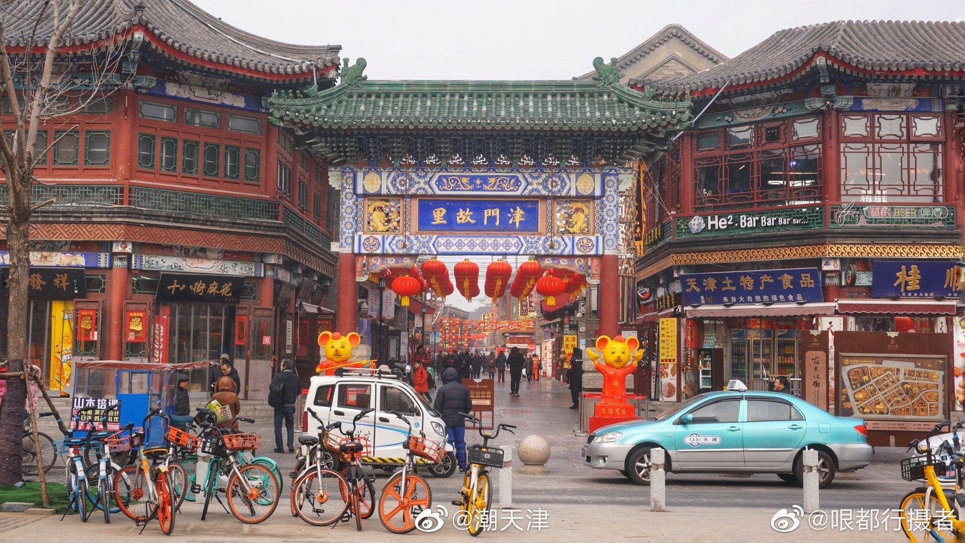 津城年味儿最足的当属古文化街（by@哏都行摄者）